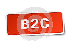 b2c sticker