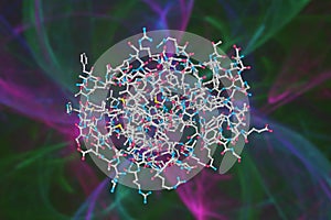 B-cell Lymphoma 2 in complex with novel orally active inhibitor S55746. Molecular model. Rendering based on protein data