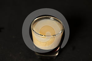 B52 cocktail with kahlua, baileys and cointreau