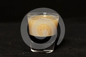 B52 cocktail with kahlua, baileys and cointreau