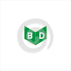 B D joint letter logo element design