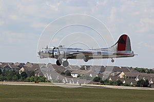 B-17 Flying Fortress Flying Low