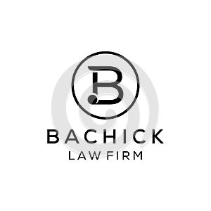 B law firm office logo