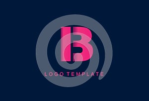 B Letter Logo Design Vector