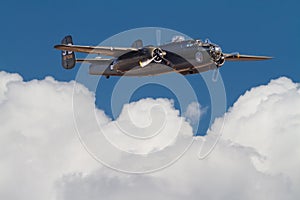 B-25 `Mitchell` Bomber in Flight