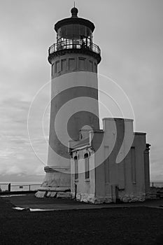 B&W Historic Pacific Lighthouse