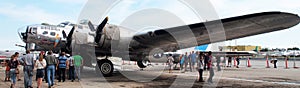 B17 Bomber on Display
