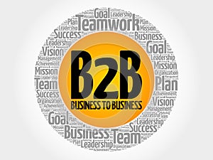 B2B (Business to Business) circle