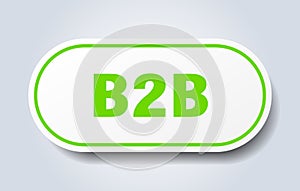 b2b sticker.