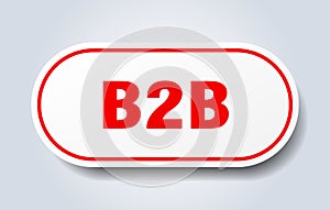 b2b sticker.