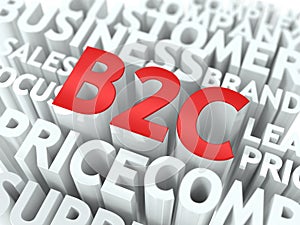 B2C. The Wordcloud Concept.