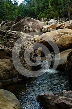 Ba Ho Waterfalls Cliff Jumping in Khanh Hoa Province, Vietnam