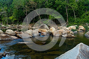 Ba Ho Waterfalls Cliff Jumping in Khanh Hoa Province, Vietnam