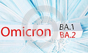 BA2 Omicron sub-variant gradually replacing BA1 Concept.