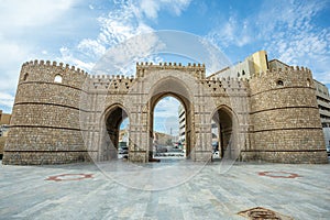 Baab Makkah, ruined fortified Mecca gate, Jeddah photo