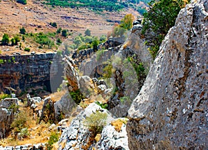 Baatara gorge sink hole in Lebanon