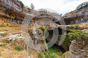 Baatara gorge waterfall in Lebanon