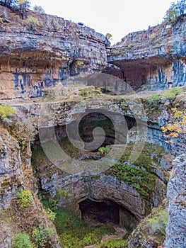 Baatara Gorge Waterfall. Tannourine, Lebanon