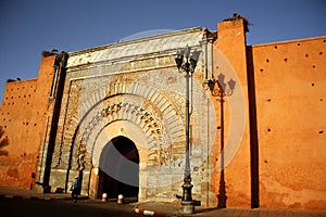 Bab Agnaou in Marrakesh, Morocco photo