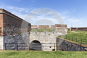 Baba Vida Fortress at the coast of Danube river in town of Vidin, Bulgaria