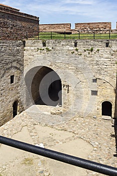 Baba Vida Fortress in town of Vidin, Bulgaria