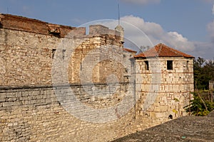 Baba Vida fortress in Vidin, Bulgaria on the shore of Danube river