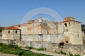 Baba Vida stone fortress in Vidin, Bulgaria on Danube river bank