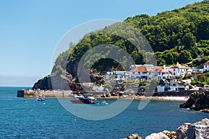 Babbacombe beach, Torquay Devon coast United Kingdom