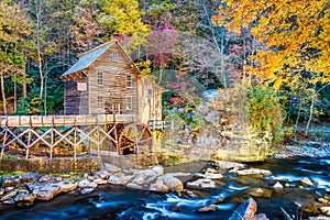 Babcock State Park, West Virginia, USA at Glade Creek Grist Mill