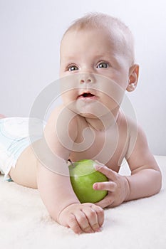 Babe and an apple #10