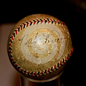 Babe Ruth Autograph Baseball