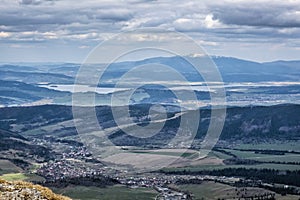 Babia hora from West Tatras mountains, Slovakia, hiking theme