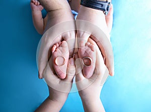 Babies feet, newborn baby boy, newborns feet