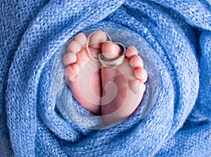 Babies feet, newborn feet, little baby feet photo