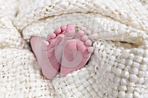 Babies foot taken closeup