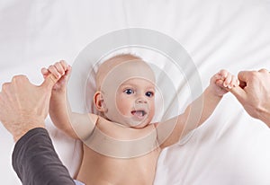 Babies grasping reflex