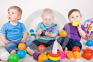 Babies Play With Toys