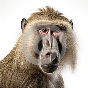 Baboon Face: A Stunning Scanner Photography In 8k Resolution