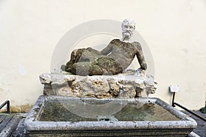 Babuino fountain in Rome, Italy photo