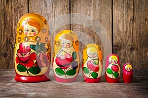 Babushkas or matryoshkas dolls.