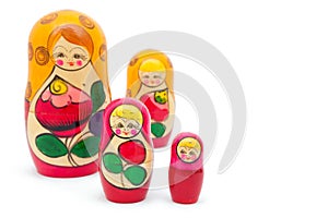 Babushkas or matryoshkas dolls.