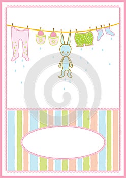 Baby accessories card