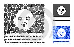 Baby album Composition Icon of Round Dots
