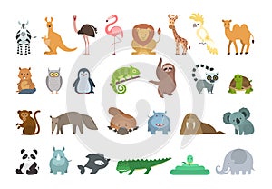 Baby animals set.