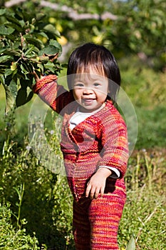 Baby Apple Picking