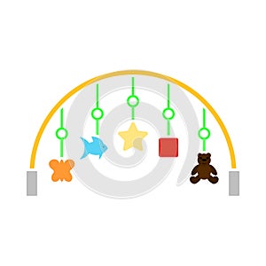 Baby Arc With Hanged Toys Icon