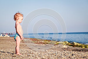 Baby on the beach