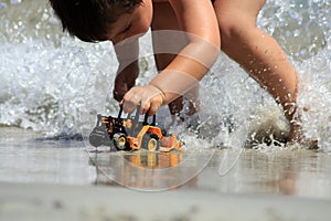 Baby on the beach