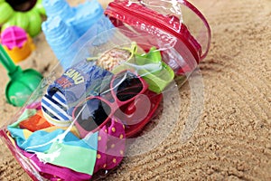 Baby beach bag