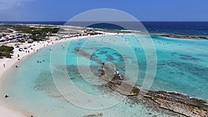 Baby Beach At San Nicolas In Oranjestad Aruba.